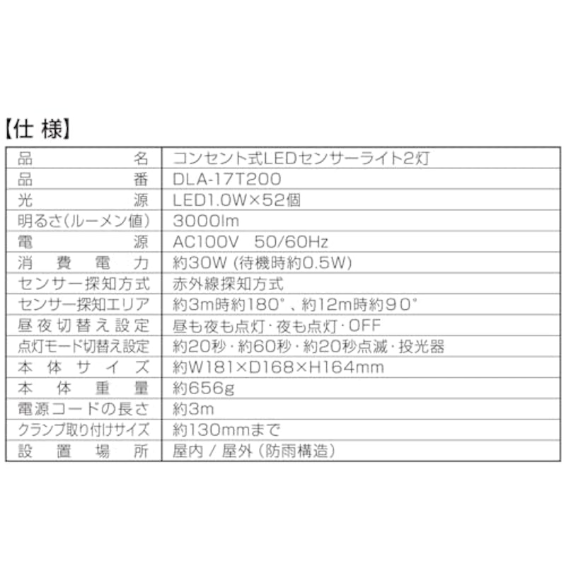 センサーライト 8