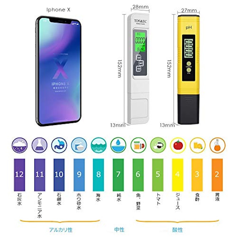 PHメーター ECテスター 2点セット 6
