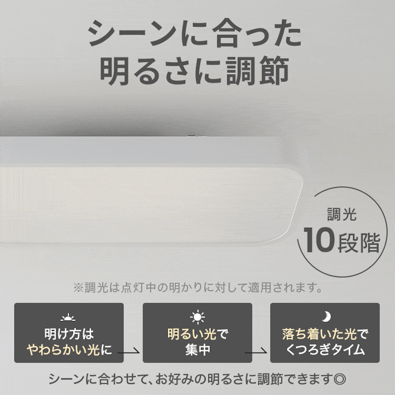 長方形LEDシーリングライト 7