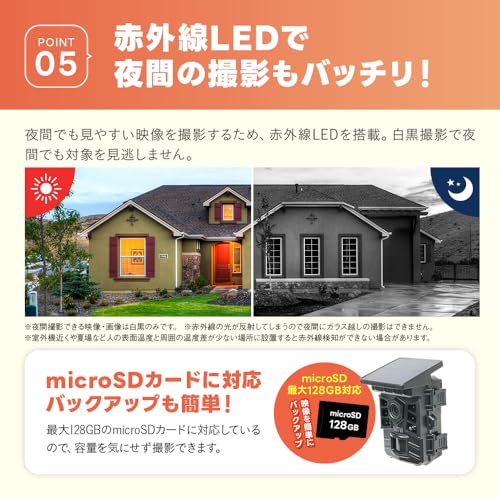 ソーラーパネル一体型トレイルカメラ 7
