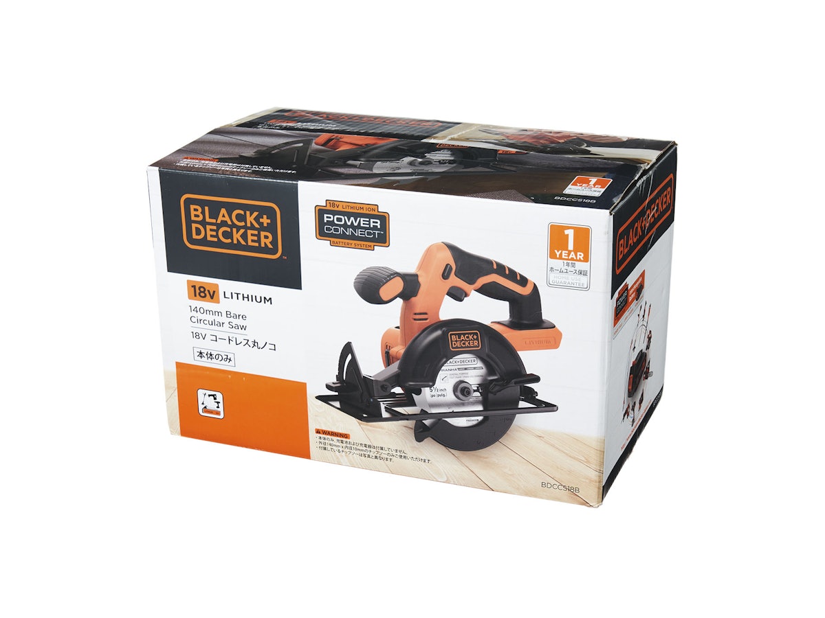 ブラックアンドデッカー BLACK+DECKER 18V コードレス丸ノコ ブラックアンドデッカー BLACK+DECKER 18V コードレス丸ノコ