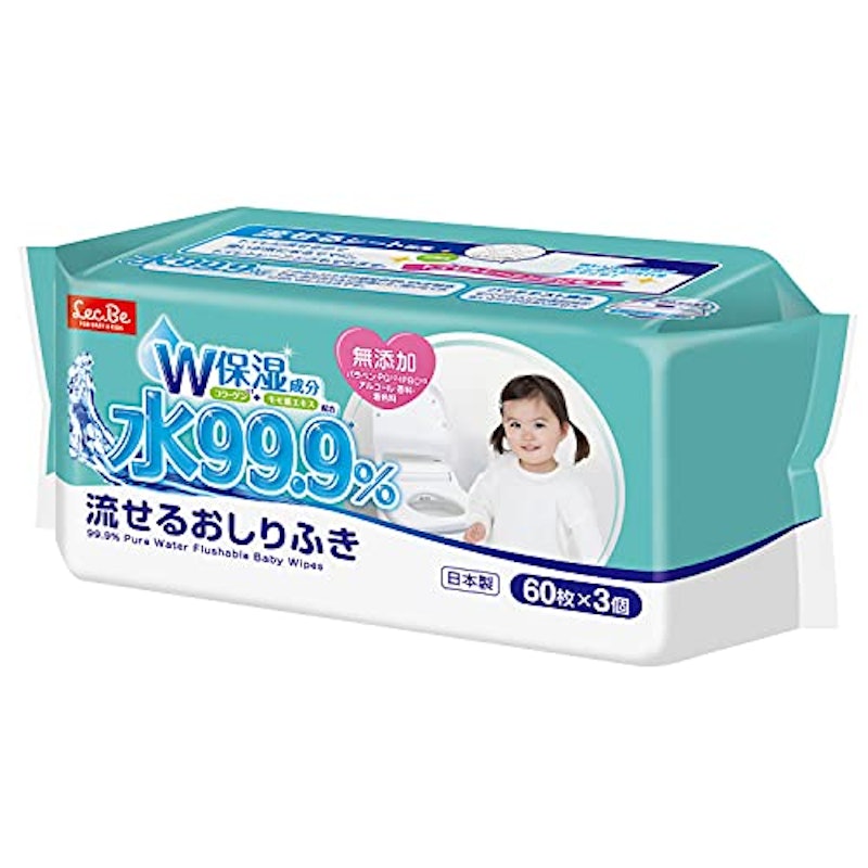 水99.9 流せるおしりふき 1
