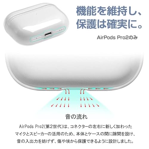 airpods pro3用クリアケース 4