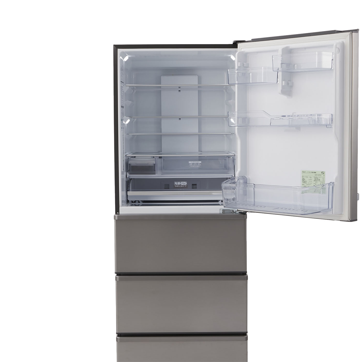 AQUA ノンフロン冷凍冷蔵庫AQR-V43P(T) AQR-V43P | 容積：430L | Delie series（デリエシリーズ） | 冷蔵庫