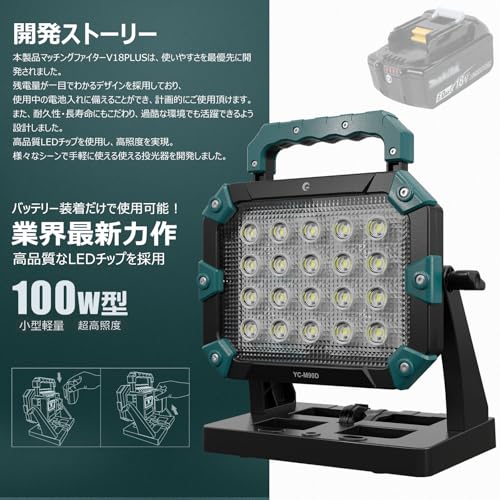 100W LED作業灯 2