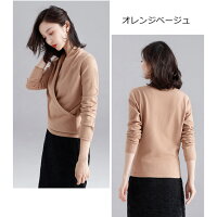 パールズ カシュクールニットトップス 12