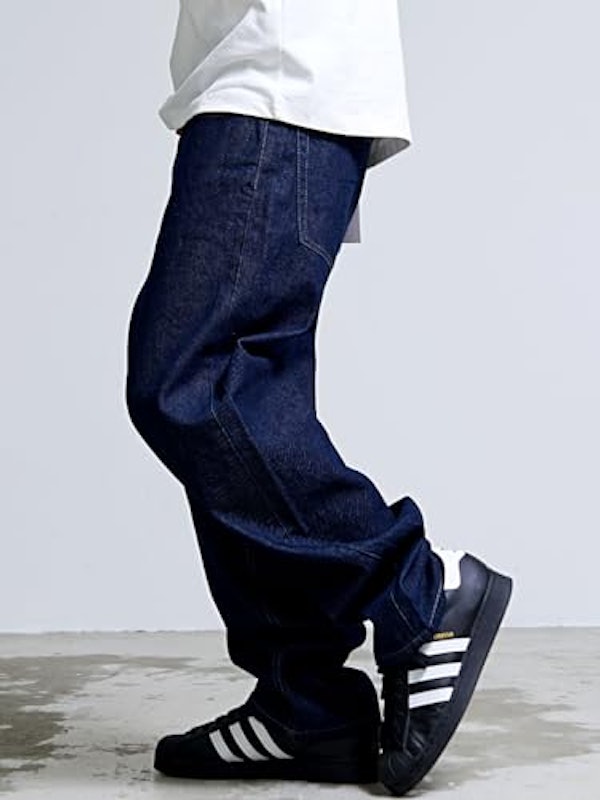 ワイドフィットデニムパンツ 4