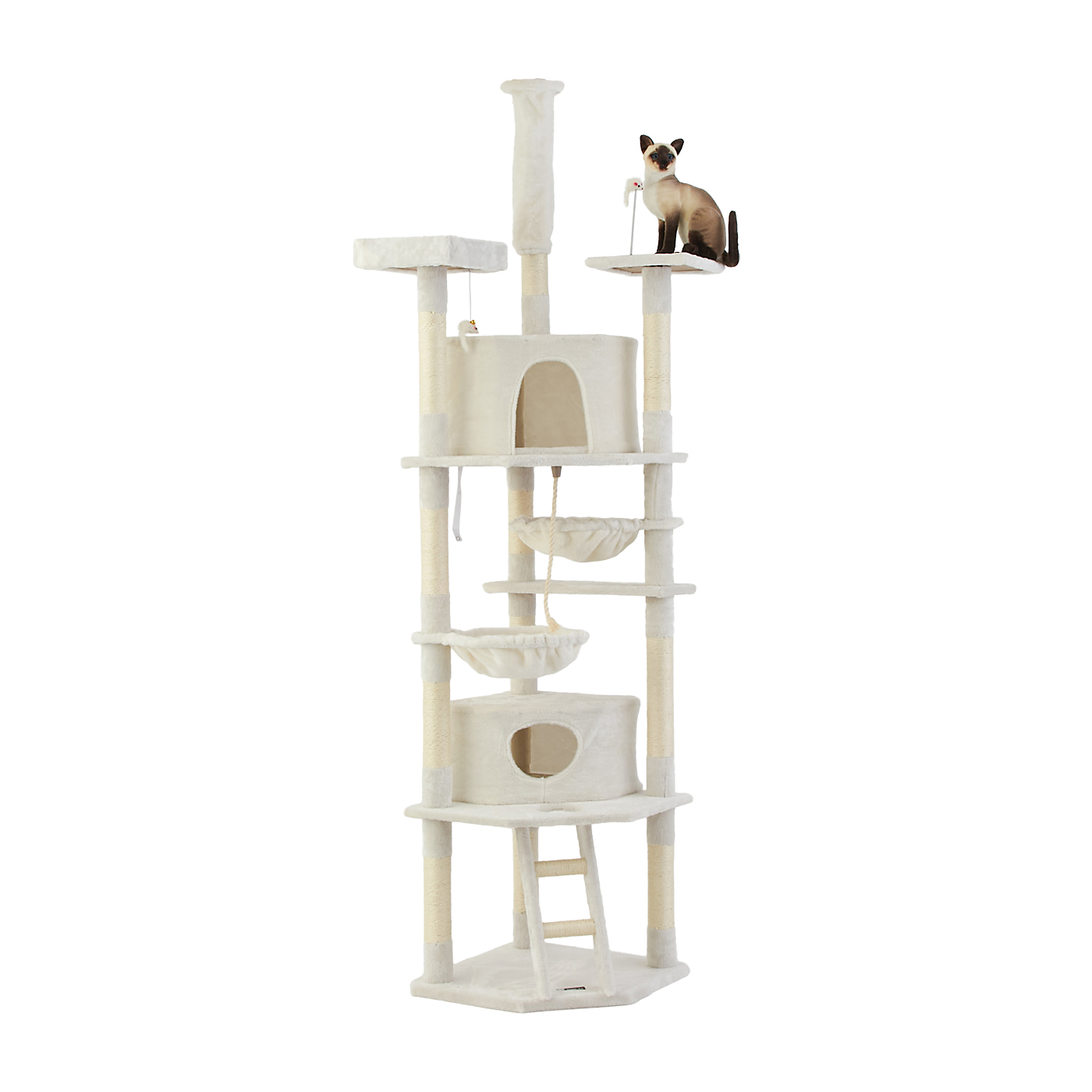 RAKU キャットタワー 木製タイプBをレビュー！クチコミ・評判をもとに