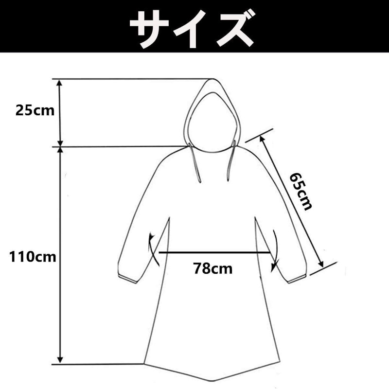 使い捨てレインコート 3