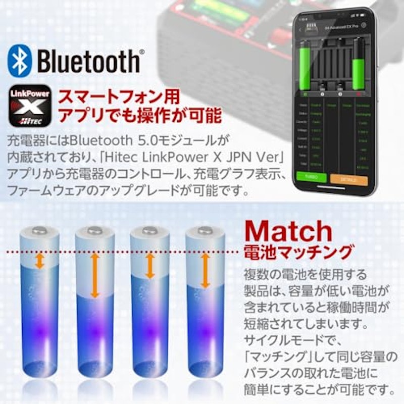 AA/AAA Charger X4 Advanced EX Pro 5