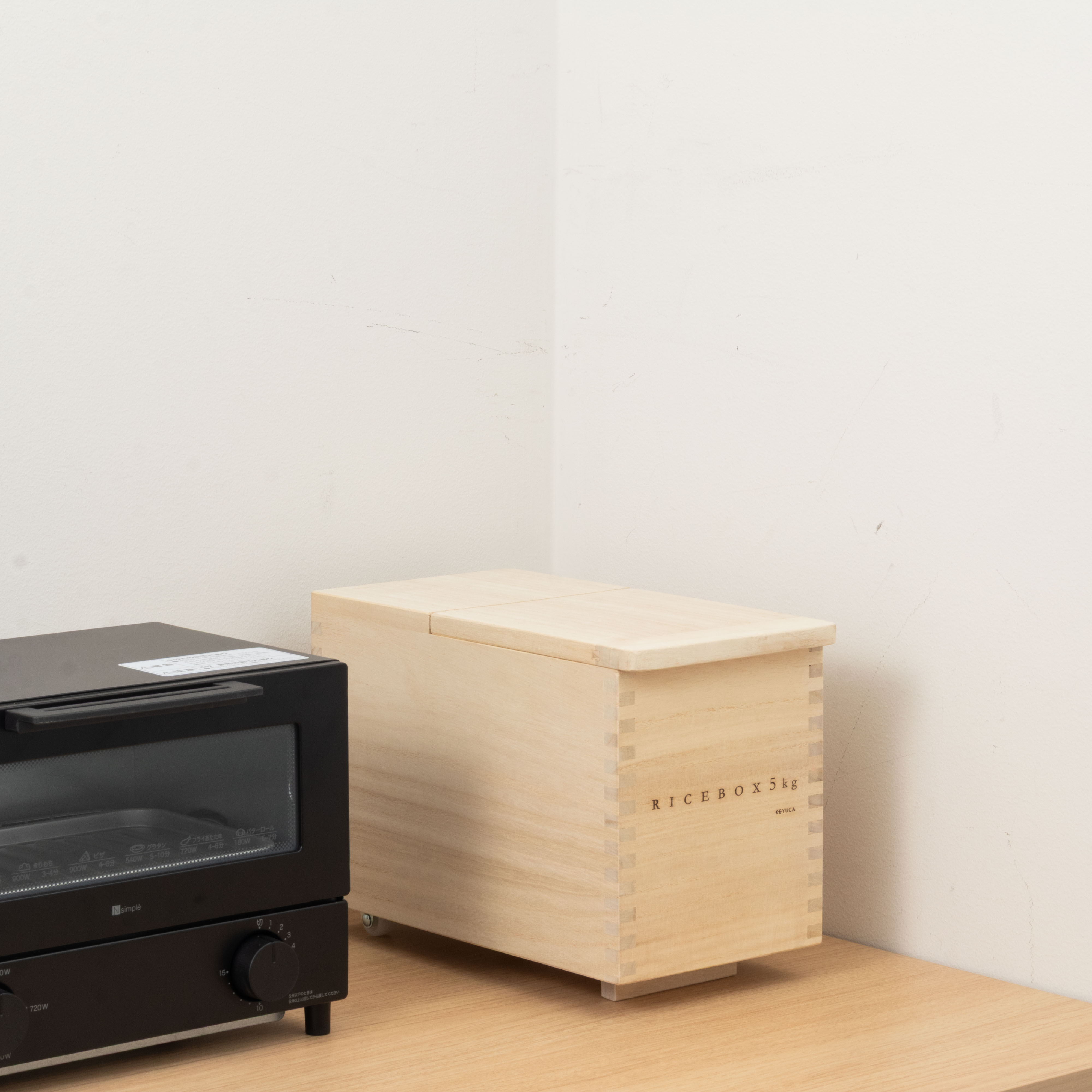 河淳 KEYUCA 桐米びつ 5kg 10552を検証レビュー！米びつの選び方も紹介
