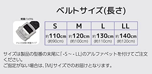 胴ベルト型安全帯 ロック装置付き2WAY巻取器 3