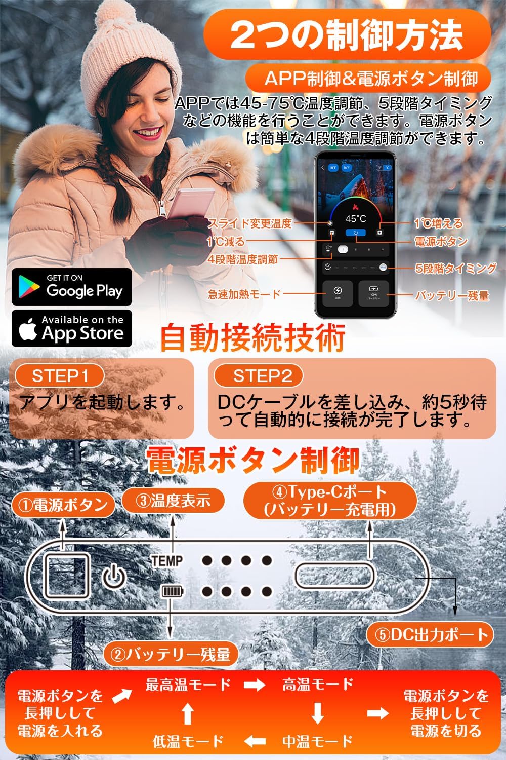 電熱ソックス 4