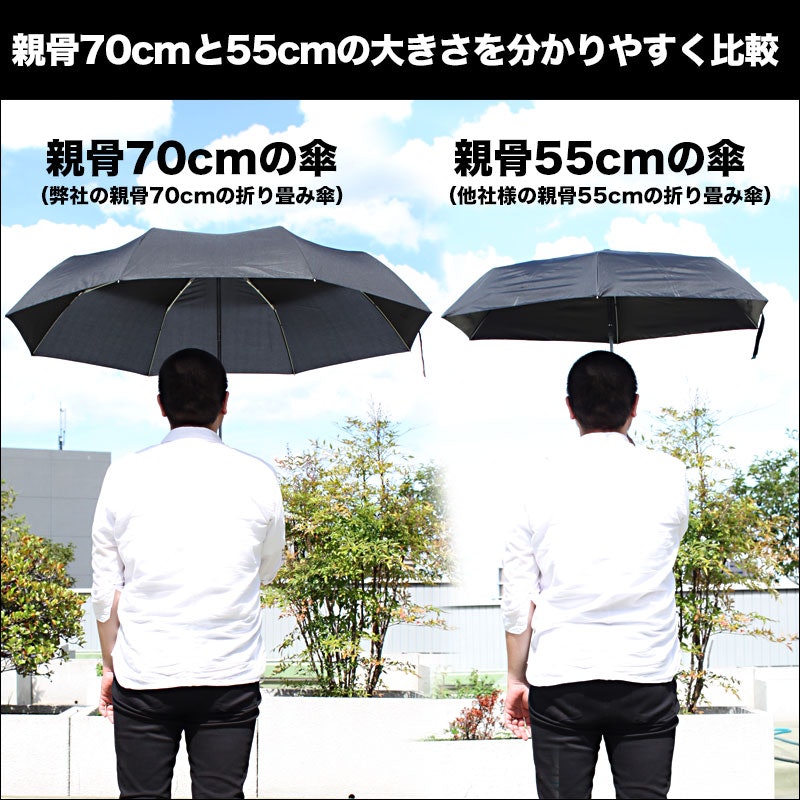 晴雨兼用手動折りたたみ傘 2