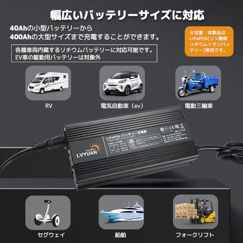 LiFePO4 バッテリー充電器 2