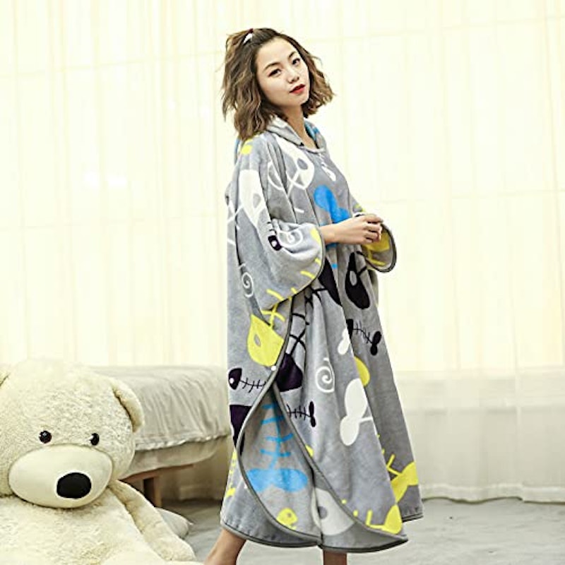 着る毛布 ポンチョ 1