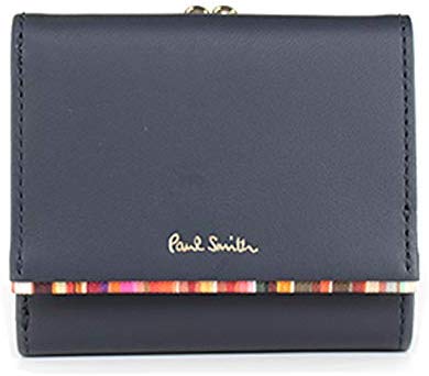 Paul Smith ポールスミス 折り財布 がま口 クロスオーバーストライプ Paul Smith（ポール・スミス） 長財布 財布 がま口 レディース