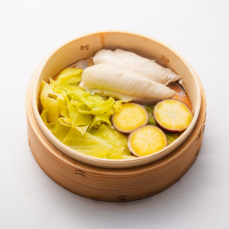 杉 中華せいろ 21cm 蒸し板セット 4