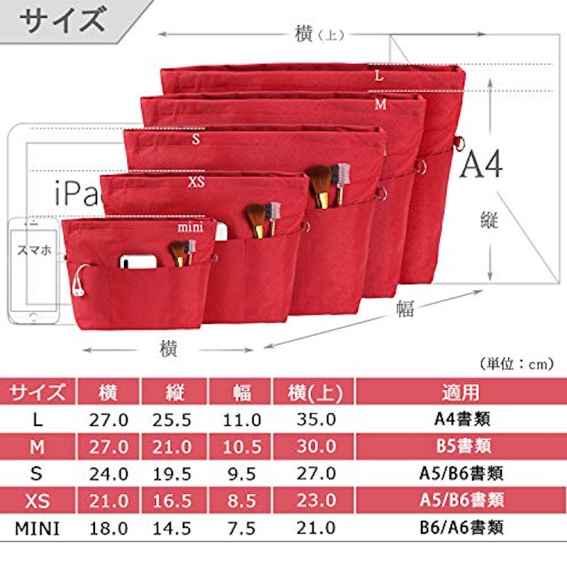 バッグインバッグ 3