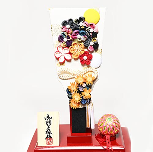 羽子板 夢花つまみ細工 2