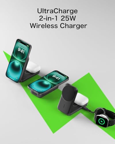 UltraCharge Qi2 25W対応ワイヤレス充電器 2