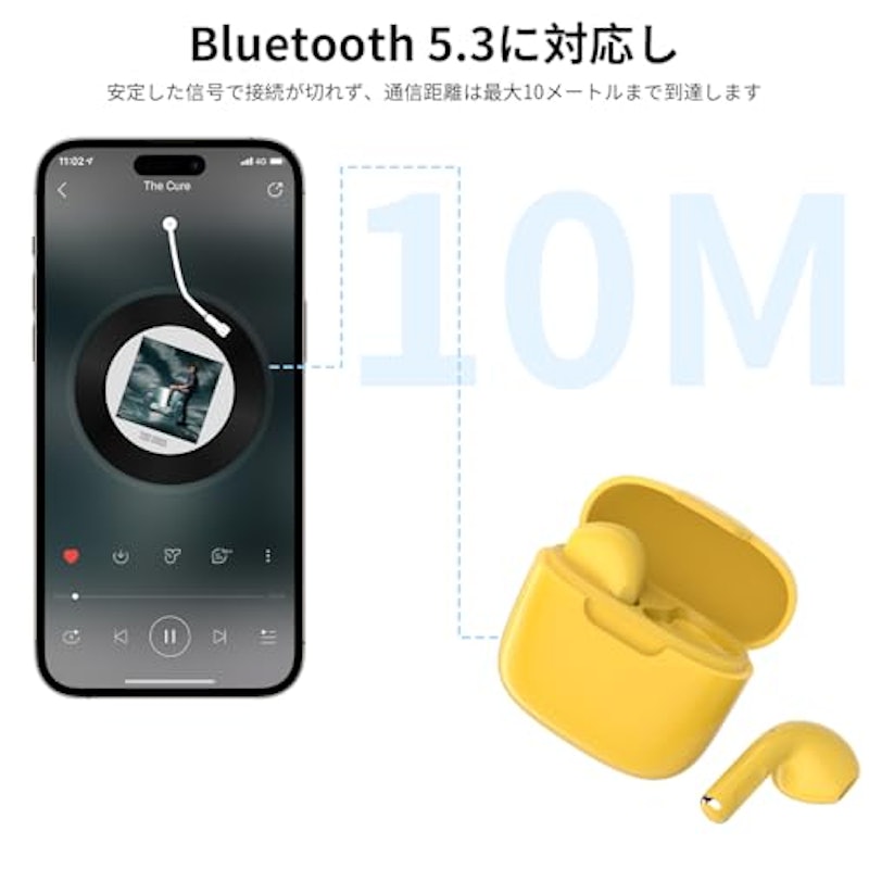 ワイヤレスイヤホン 6