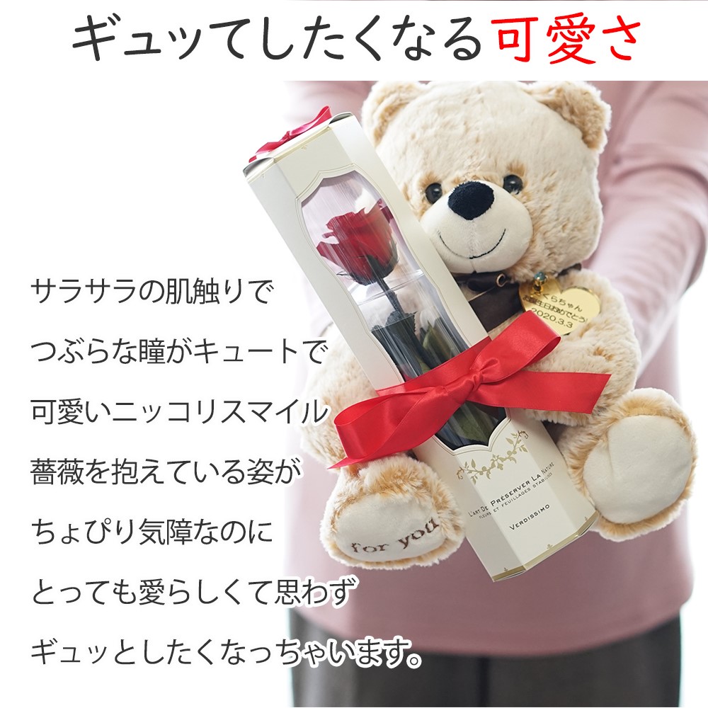 名入れできる誕生石ベアー 3