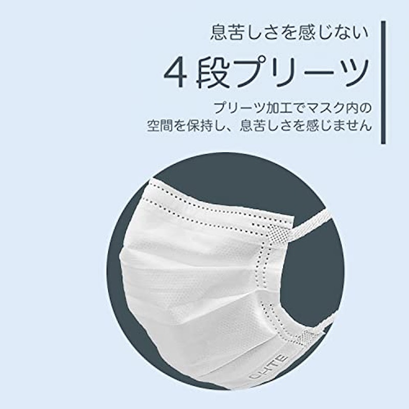 新快適 プリーツタイプマスク 3