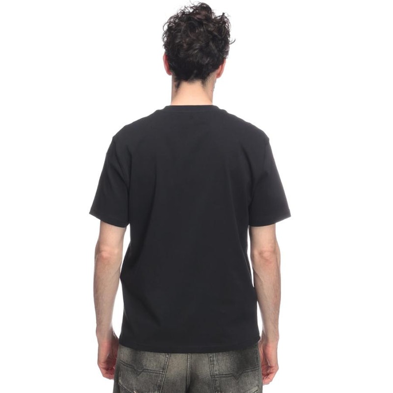 ブラック コットン Ami de Coeur エンボス Tシャツ 2