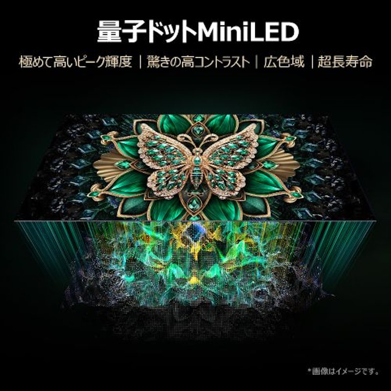 4K量子ドットMini LED液晶テレビ 2
