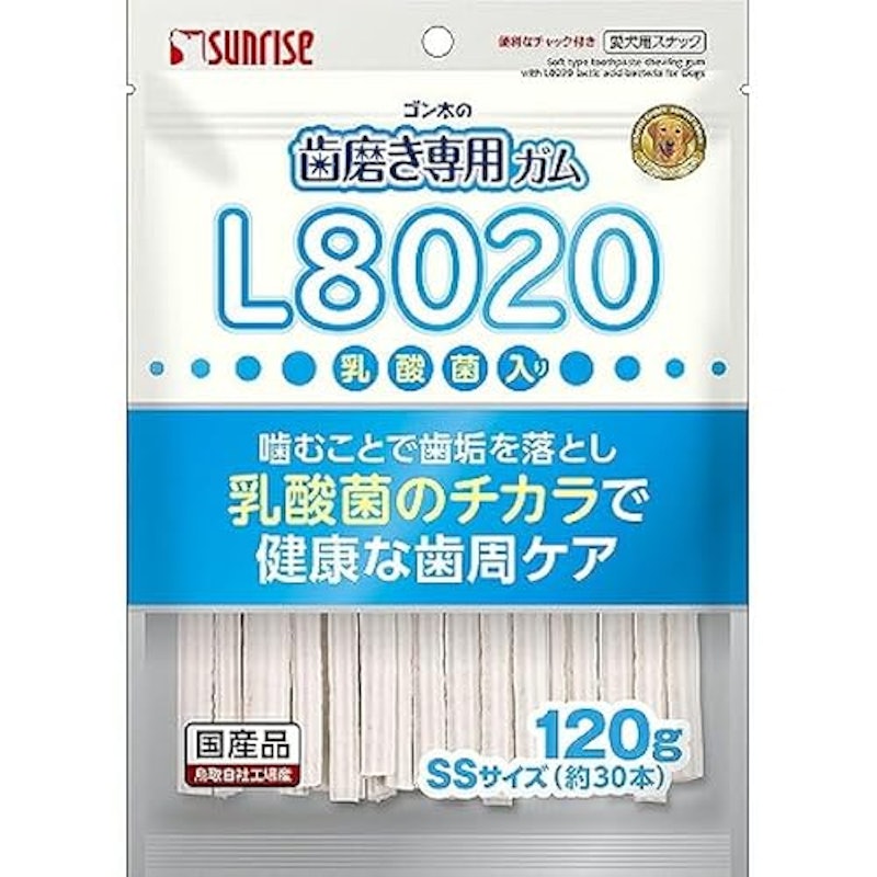 ゴン太の歯磨き専用ガムSSサイズ L8020乳酸菌入り 1
