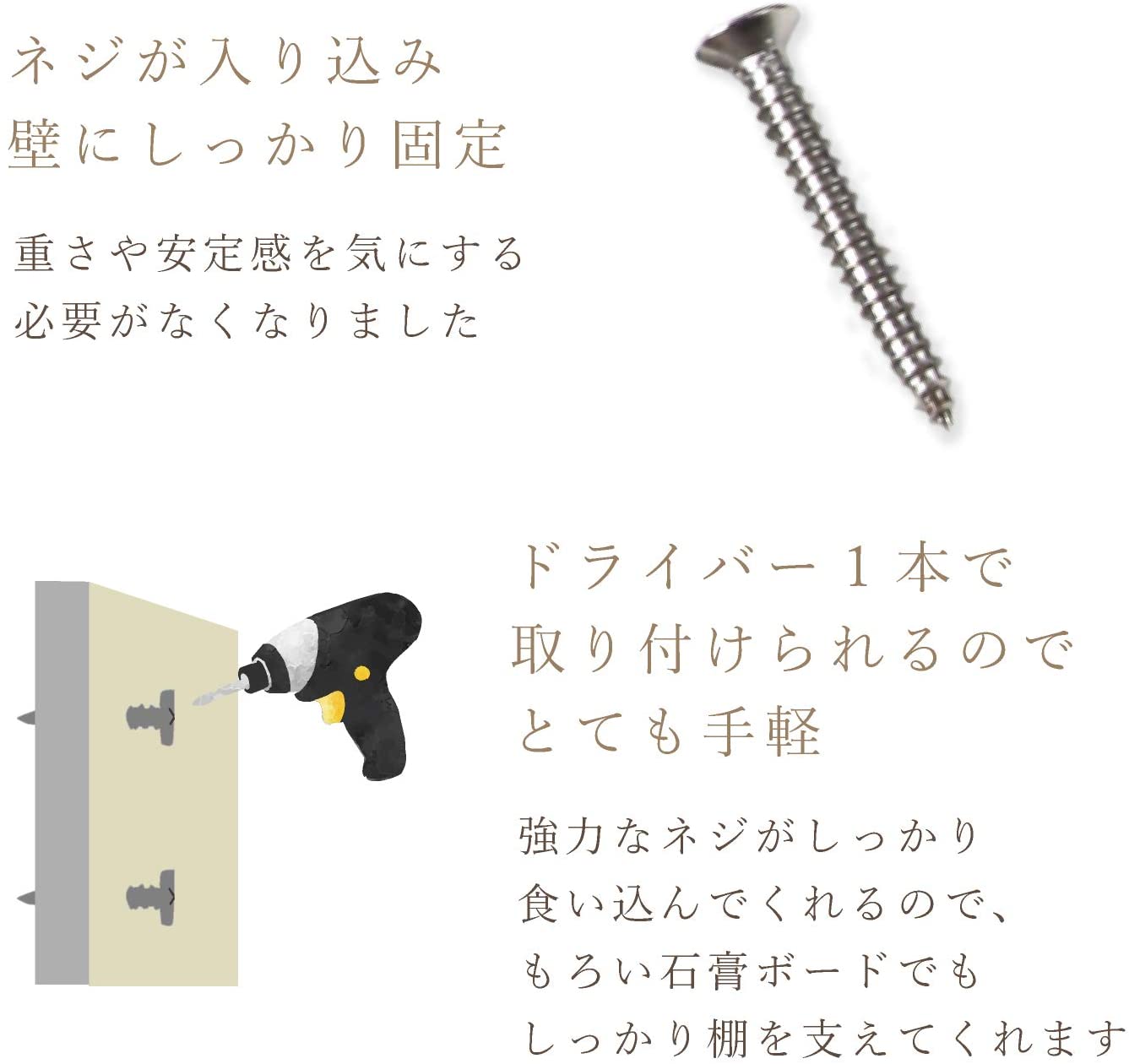 L字 棚受け金具 4本セット 3