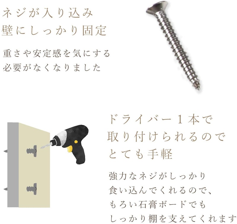L字 棚受け金具 4本セット 3