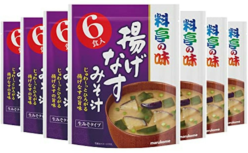 揚げなすみそ汁 1