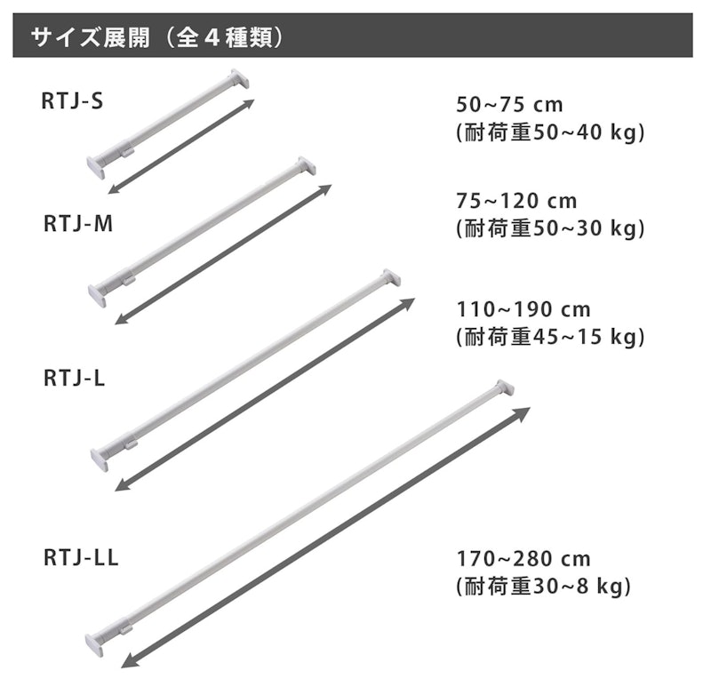つっぱり棒 5