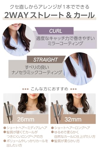 プロテクトイオン 2WAYヘアーアイロン 2