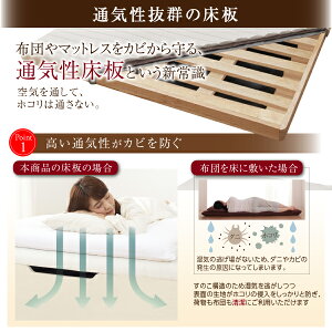 跳ね上げすのこベッド 4