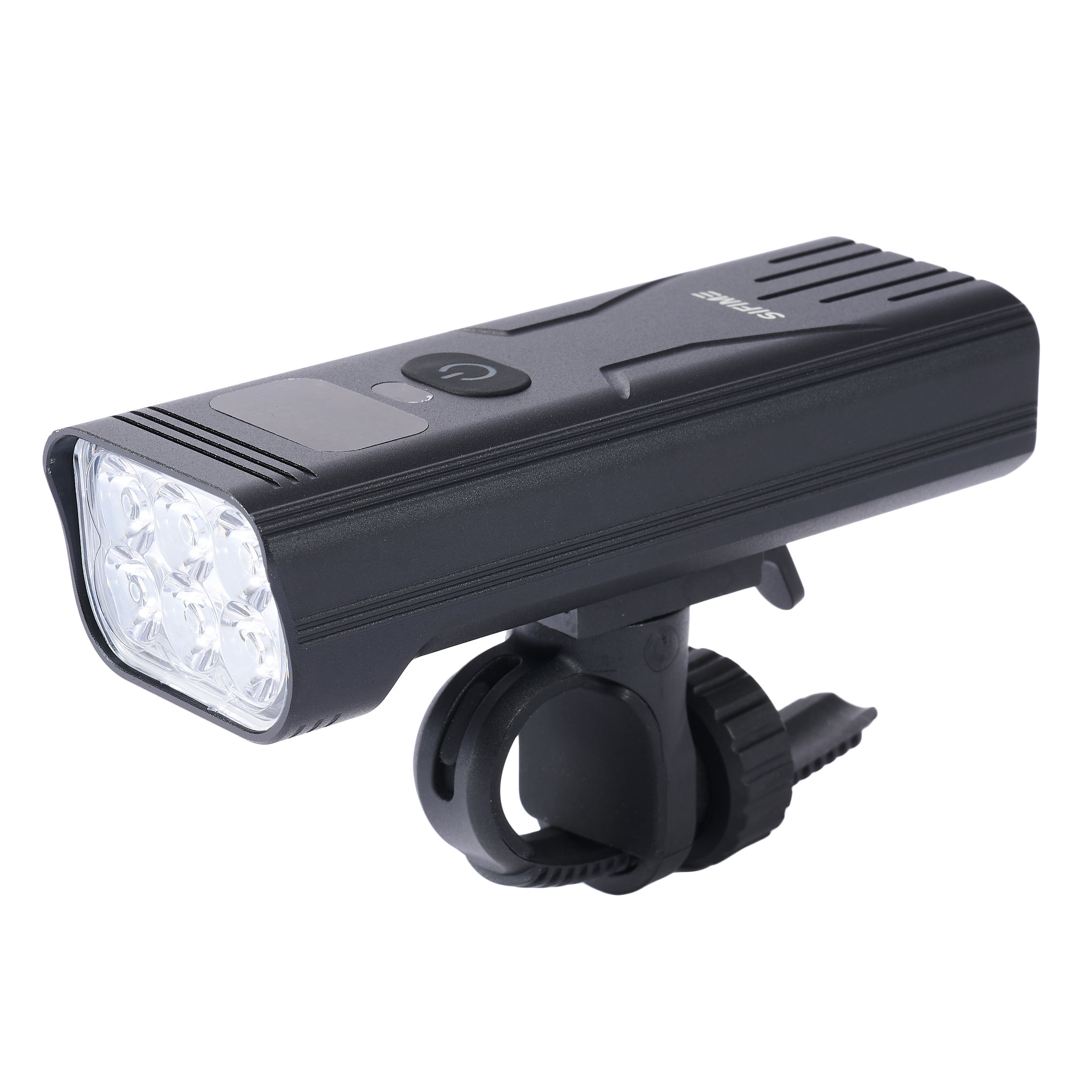 自転車LEDライト 自転車 ライト ソーラー LED 自転車ライト USB充電式 ソーラー充電 4モード搭載 ブラック (管理S) 送料無料 
