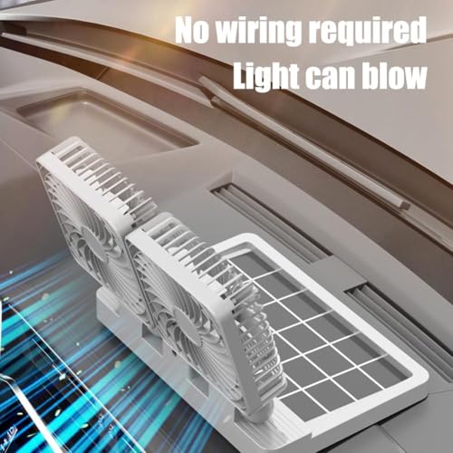 双頭車載扇風機 4