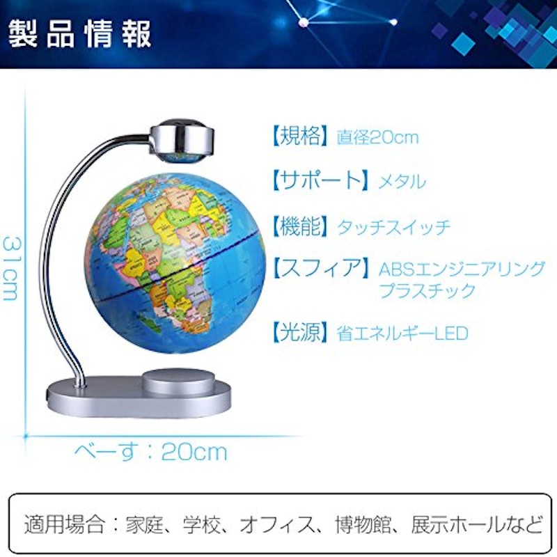 浮かぶ地球儀 2