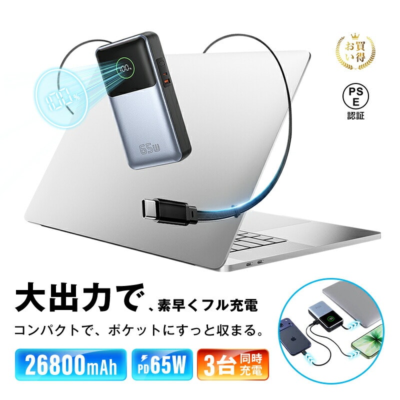 モバイルバッテリー 1