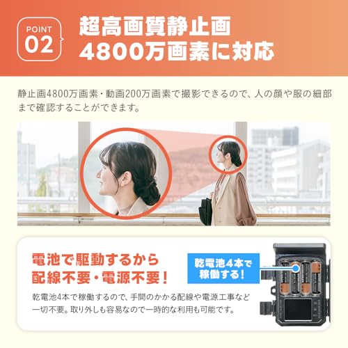 ソーラーパネル一体型トレイルカメラ 4