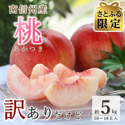 南信州産 桃 あかつき 訳あり 1