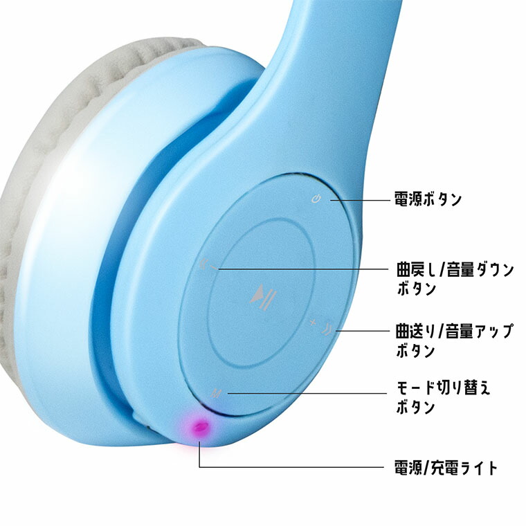 猫耳ワイヤレスヘッドホン 2