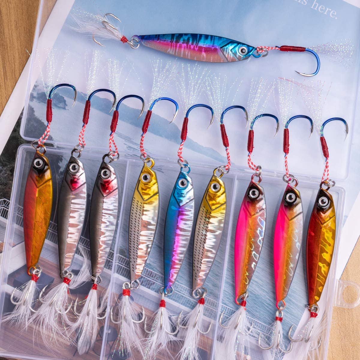 撃投ジグ40ｇ～60ｇ ヒラマサ専用プラグセット 撃投ジグ40g～60g ヒラマサ専用プラグセット 海釣り用ルアーの