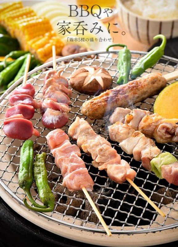 港ダイニング 焼き鳥 5種類盛り合わせ 3