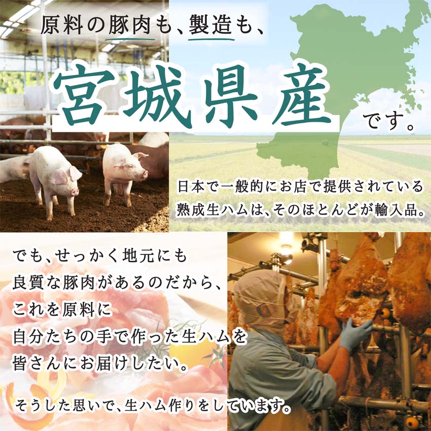 肩ロース生ハムブロック 3