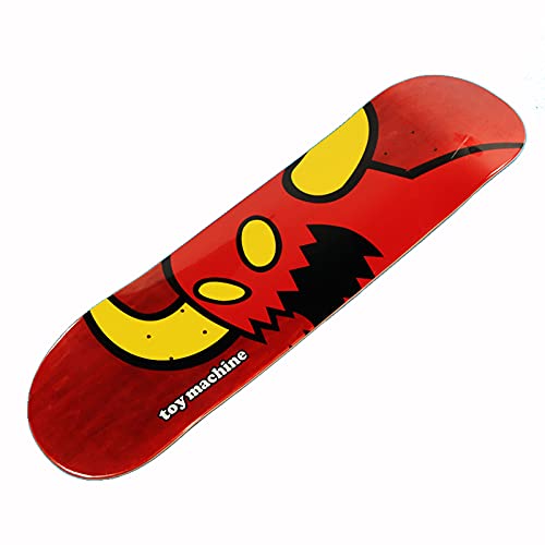 グリップテープ付き トイマシーンスケボー デッキ インチ モンスターフェイス スケートボード Toy Machine Monster Face 板 初心者 上級者 アーバンスポーツ ストリート パーク ランプ ボウル 人気 ブランド おすすめ スケートボード専門店カットバック Mobグリップ付き