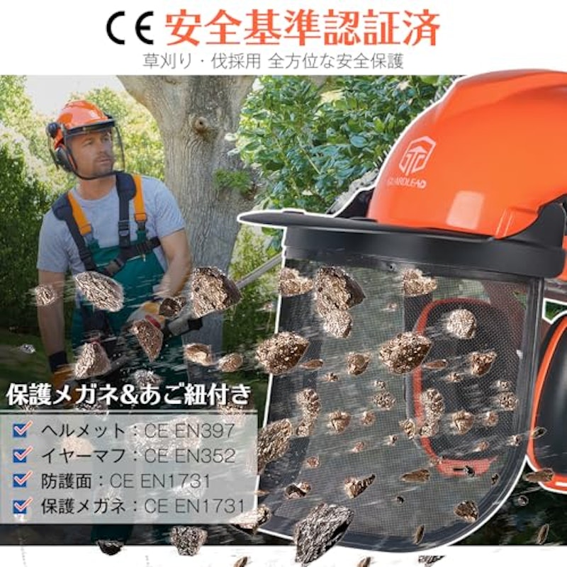 林業用ヘルメット 2