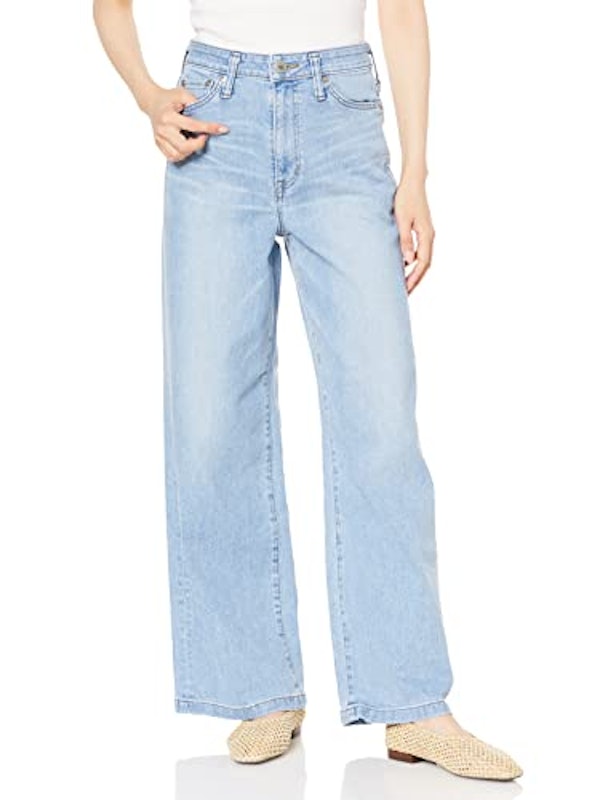 LISA ワイドカラーデニムパンツ